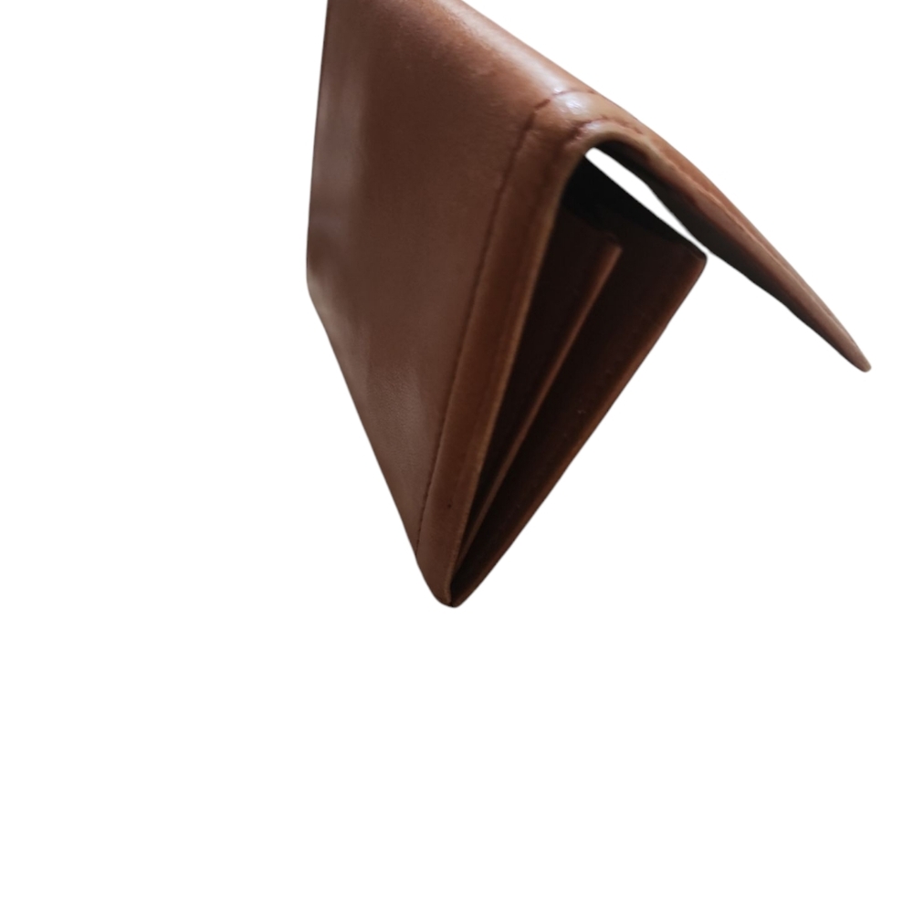 Yves Saint Laurent Leather Card Case Wallet In Brown - Picture 2 of 7